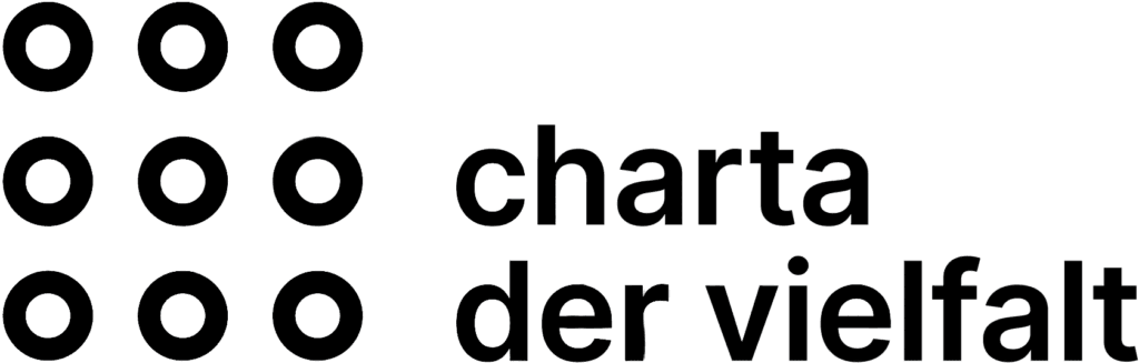 Alt-Text: Logo der Charta der Vielfalt, Förderung von Diversität und Inklusion in Unternehmen.